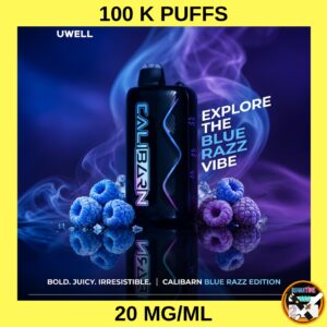 Uwell Caliburn Bar - Blue Razz (Mavi Ahududu & Buz)