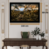 Atatürk Çanakkale Portre Uv Sanatsal Baskı 124 cm 89 cm