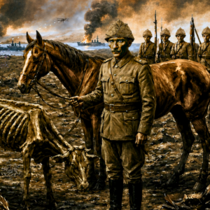 Atatürk Çanakkale Portre Uv Sanatsal Baskı 124 cm 89 cm