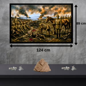 ATATÜRK TABLO ÇANAKKALE 1915 – 3D CAM BASKI TABLO