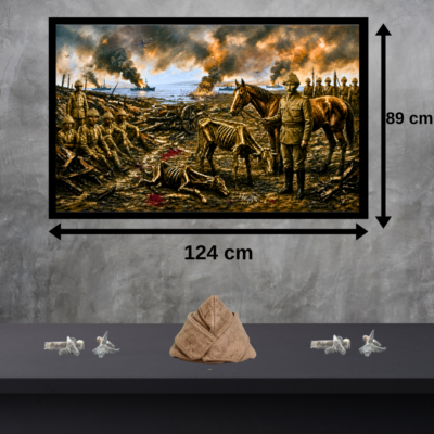 ATATÜRK TABLO ÇANAKKALE 1915 – 3D CAM BASKI TABLO